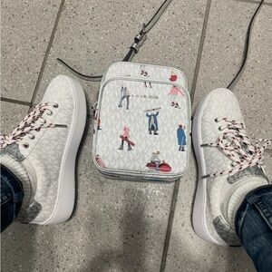 Michael Kors Sneakers w/matching crossbody bag